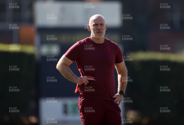 170726 - Wales Rugby Captains Run in Durban ahead of their Nations Championship game against South Africa tomorrow - Steve Tandy, Head Coach during training