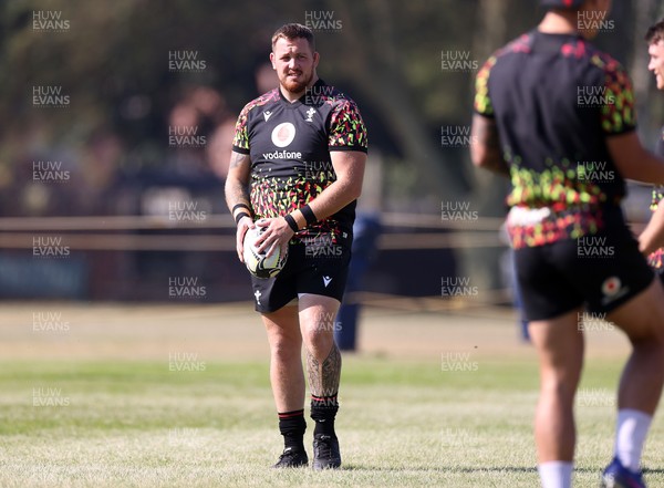 170726 - Wales Rugby Captains Run in Durban ahead of their Nations Championship game against South Africa tomorrow - Sam Wainwright during training