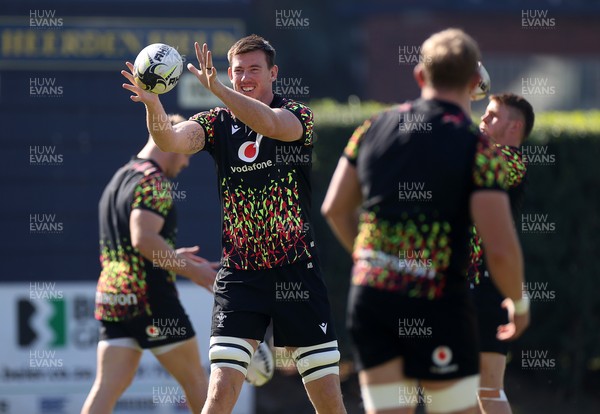 170726 - Wales Rugby Captains Run in Durban ahead of their Nations Championship game against South Africa tomorrow - Adam Beard during training