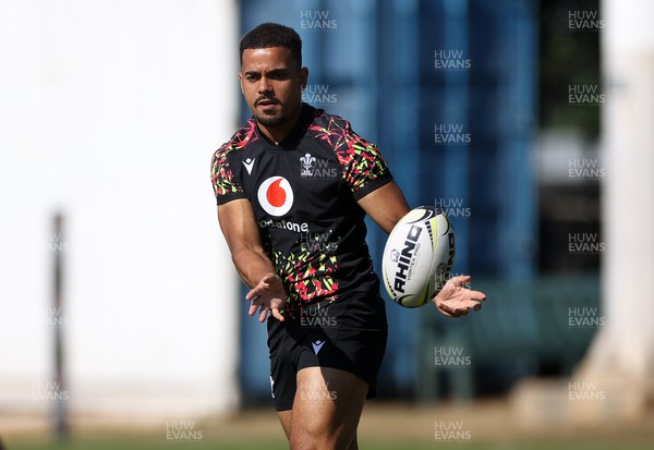 170726 - Wales Rugby Captains Run in Durban ahead of their Nations Championship game against South Africa tomorrow - Ben Thomas during training