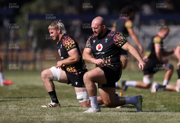 170726 - Wales Rugby Captains Run in Durban ahead of their Nations Championship game against South Africa tomorrow - Dillon Lewis during training