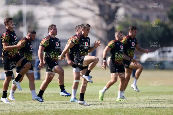 170726 - Wales Rugby Captains Run in Durban ahead of their Nations Championship game against South Africa tomorrow - Reuben Morgan-Williams during training