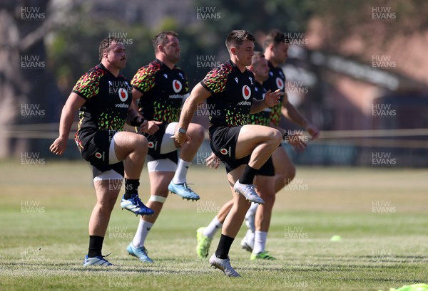 170726 - Wales Rugby Captains Run in Durban ahead of their Nations Championship game against South Africa tomorrow - Reuben Morgan-Williams during training