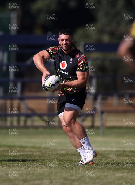 170726 - Wales Rugby Captains Run in Durban ahead of their Nations Championship game against South Africa tomorrow - Gareth Thomas during training