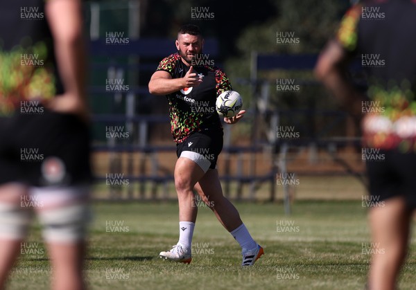 170726 - Wales Rugby Captains Run in Durban ahead of their Nations Championship game against South Africa tomorrow - Gareth Thomas during training
