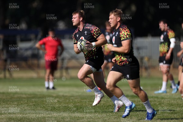 170726 - Wales Rugby Captains Run in Durban ahead of their Nations Championship game against South Africa tomorrow - Dewi Lake during training