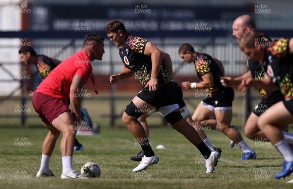 170726 - Wales Rugby Captains Run in Durban ahead of their Nations Championship game against South Africa tomorrow - Freddie Thomas during training