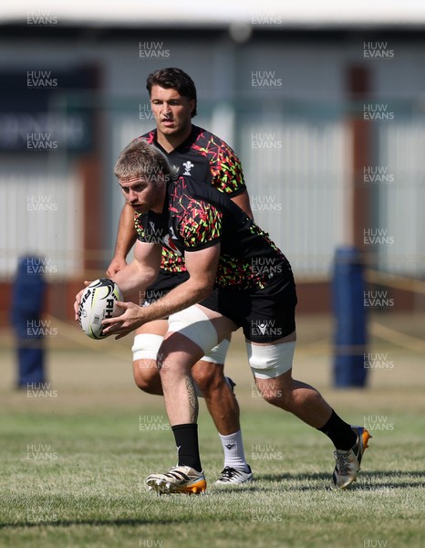 170726 - Wales Rugby Captains Run in Durban ahead of their Nations Championship game against South Africa tomorrow - Aaron Wainwright during training