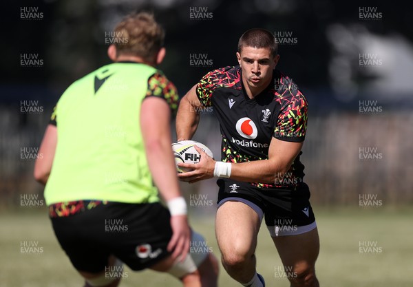 170726 - Wales Rugby Captains Run in Durban ahead of their Nations Championship game against South Africa tomorrow - Joe Hawkins during training
