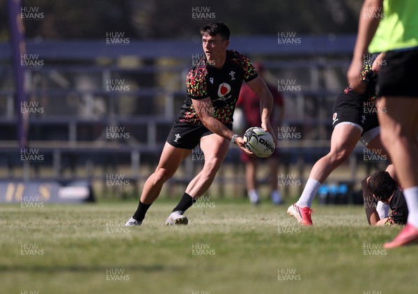 170726 - Wales Rugby Captains Run in Durban ahead of their Nations Championship game against South Africa tomorrow - Reuben Morgan-Williams during training