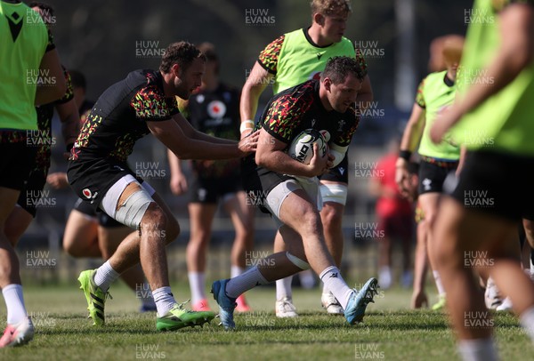 170726 - Wales Rugby Captains Run in Durban ahead of their Nations Championship game against South Africa tomorrow - Ryan Elias during training