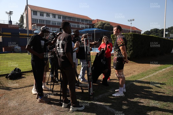 170726 - Wales Rugby Captains Run in Durban ahead of their Nations Championship game against South Africa tomorrow - Dewi Lake speaks to the media