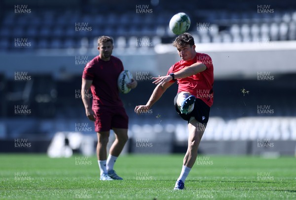 170726 - Wales Rugby Captains Run in Durban ahead of their Nations Championship game against South Africa tomorrow - Dan Edwards during training