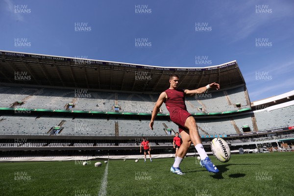 170726 - Wales Rugby Captains Run in Durban ahead of their Nations Championship game against South Africa tomorrow - Joe Hawkins during training