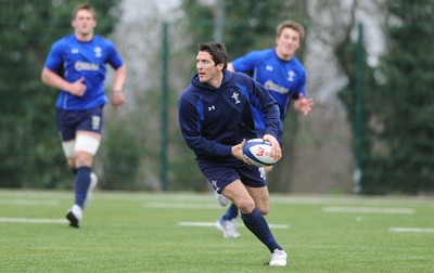 18.03.11 - Wales Rugby Captains Run - James Hook during training. 
