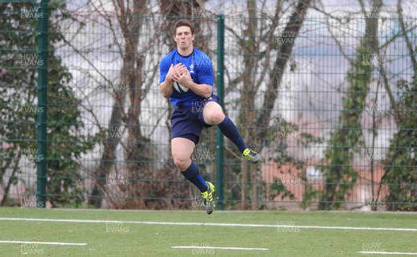 18.03.11 - Wales Rugby Captains Run - George North during training. 