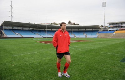 18.06.10 - Wales Rugby Captains Run - Jamie Roberts during a visit to Carisbrook, Dunedin. 