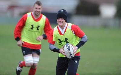 18.06.10 - Wales Rugby Captains Run - Tavis Knoyle during training. 