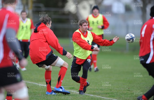 18.06.10 - Wales Rugby Captains Run - Leigh Halfpenny during training. 