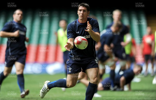 19.08.11 - Wales Rugby Captains Run - James Hook during training. 