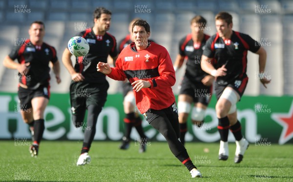 20.10.11 - Wales Rugby Captains Run - James Hook during training. 