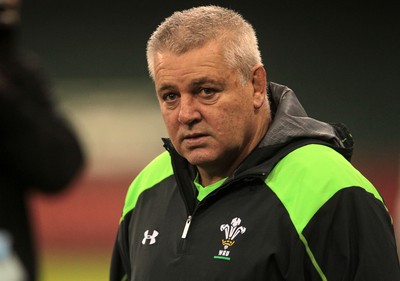 211114 - Wales Rugby Captains Run - Warren Gatland during training