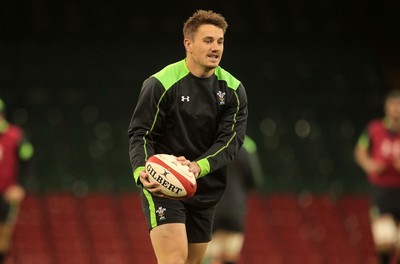 211114 - Wales Rugby Captains Run - Jonathan Davies during training