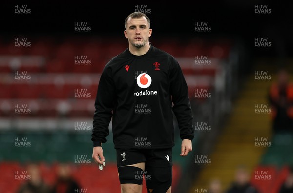 211125 - Wales Rugby Captains Run ahead of the New Zealand game tomorrow - Morgan Morse during training
