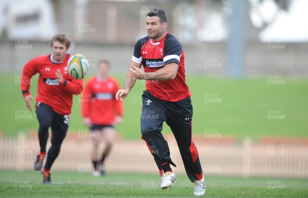 220612 - Wales Rugby Captains Run -Mike Phillips during training