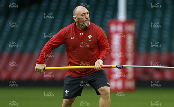 241117 - Wales Rugby Captains Run - Robin Mcbryde during training