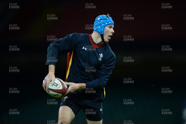 250216 - Wales Rugby Training -Liam Williams during training