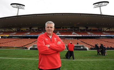 25.06.10 - Wales Rugby Captains Run - Wales head coach Warren Gatland at Waikato Stadium. 