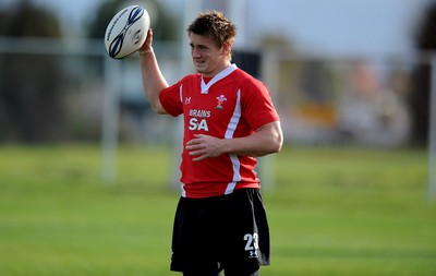 25.06.10 - Wales Rugby Training - Jonathan Davies during training. 