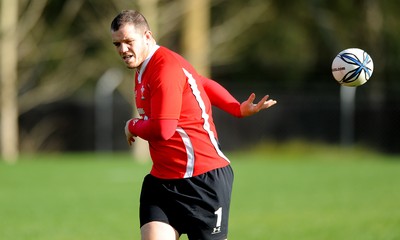 25.06.10 - Wales Rugby Training - Paul James during training. 
