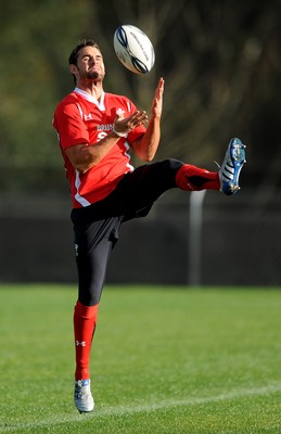 25.06.10 - Wales Rugby Training - Lee Byrne during training. 