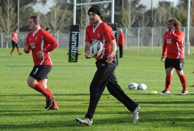 25.06.10 - Wales Rugby Training - Mike Phillips during training. 