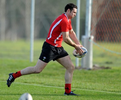 25.06.10 - Wales Rugby Training - Stephen Jones during training. 