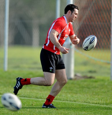 25.06.10 - Wales Rugby Training - Stephen Jones during training. 
