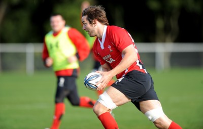 25.06.10 - Wales Rugby Training - Ryan Jones during training. 