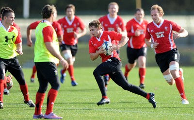 25.06.10 - Wales Rugby Training - Leigh Halfpenny during training. 