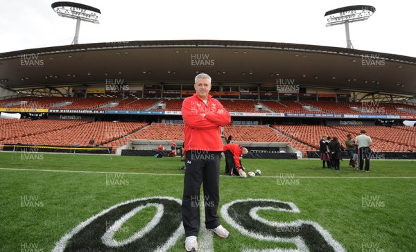 25.06.10 - Wales Rugby Captains Run - Wales head coach Warren Gatland at Waikato Stadium. 