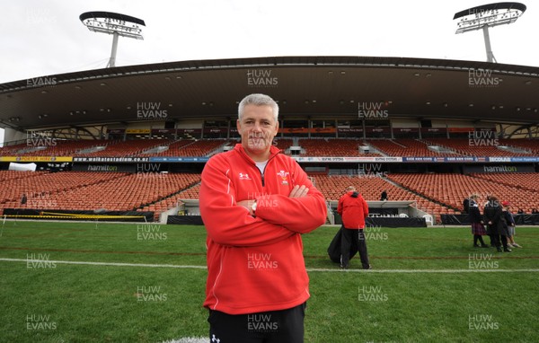 25.06.10 - Wales Rugby Captains Run - Wales head coach Warren Gatland at Waikato Stadium. 