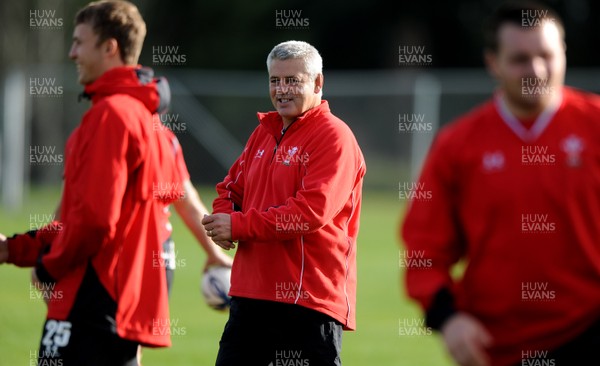 25.06.10 - Wales Rugby Training - Head coach Warren Gatland during training. 