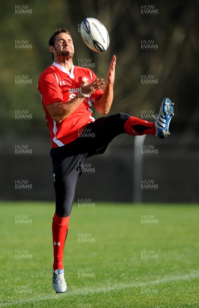 25.06.10 - Wales Rugby Training - Lee Byrne during training. 