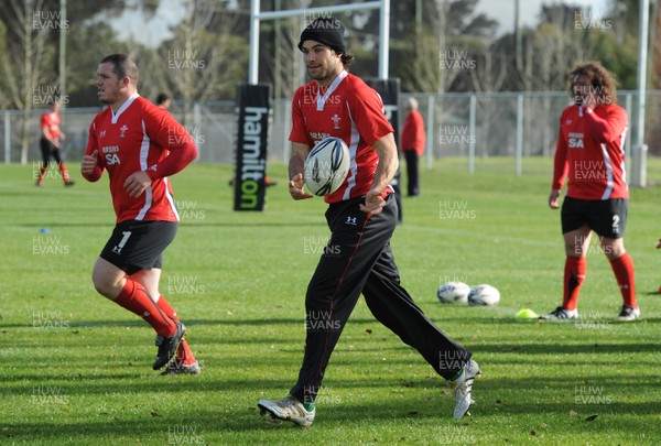 25.06.10 - Wales Rugby Training - Mike Phillips during training. 