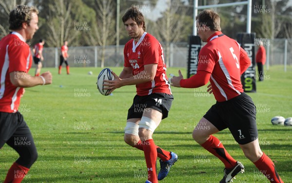 25.06.10 - Wales Rugby Training - Ryan Jones during training. 