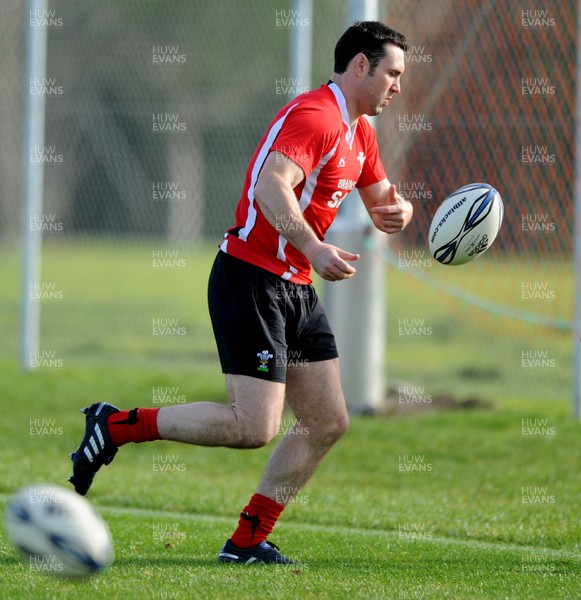 25.06.10 - Wales Rugby Training - Stephen Jones during training. 