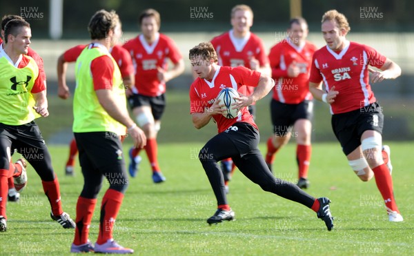 25.06.10 - Wales Rugby Training - Leigh Halfpenny during training. 