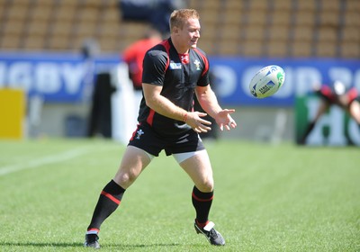 25.09.11 - Wales Rugby Captains Run - Lloyd Burns during training. 