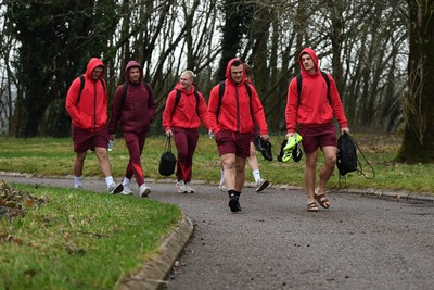 260126 - Wales Rugby First Day in Camp - Wales players arrive in camp